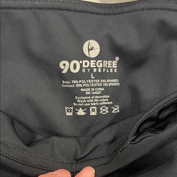 90 Degree By Reflex Black Leggings - Picture 2 of 4